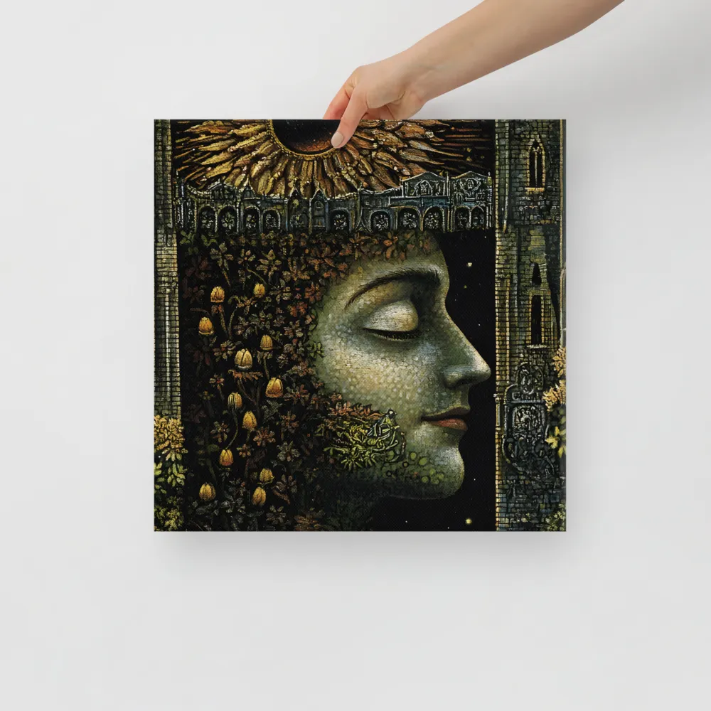 Nature’s Embrace: The Infinite Connection | Canvas | 16″×16″