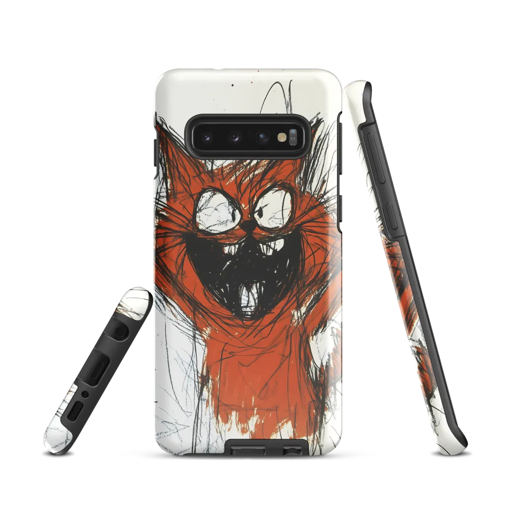 Joyful Cat Creation | Phone Case |  S10 | Tough Case | Glossy