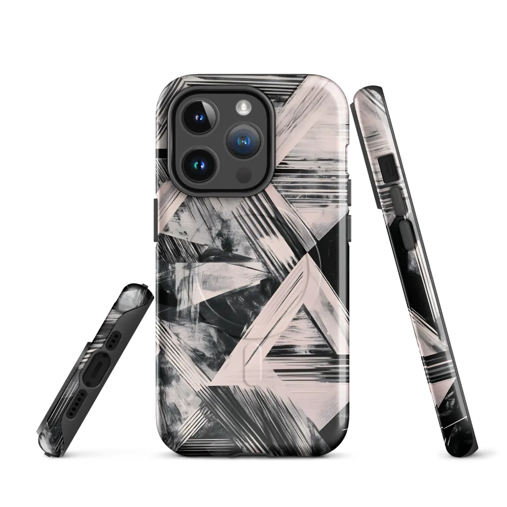 Geometric Harmony | Phone Case |  14 Pro | MagSafe® Tough Case | Glossy