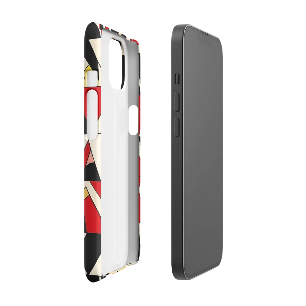 Dynamic Geometric Harmony | Phone Case |  13 | Snap Case | Glossy