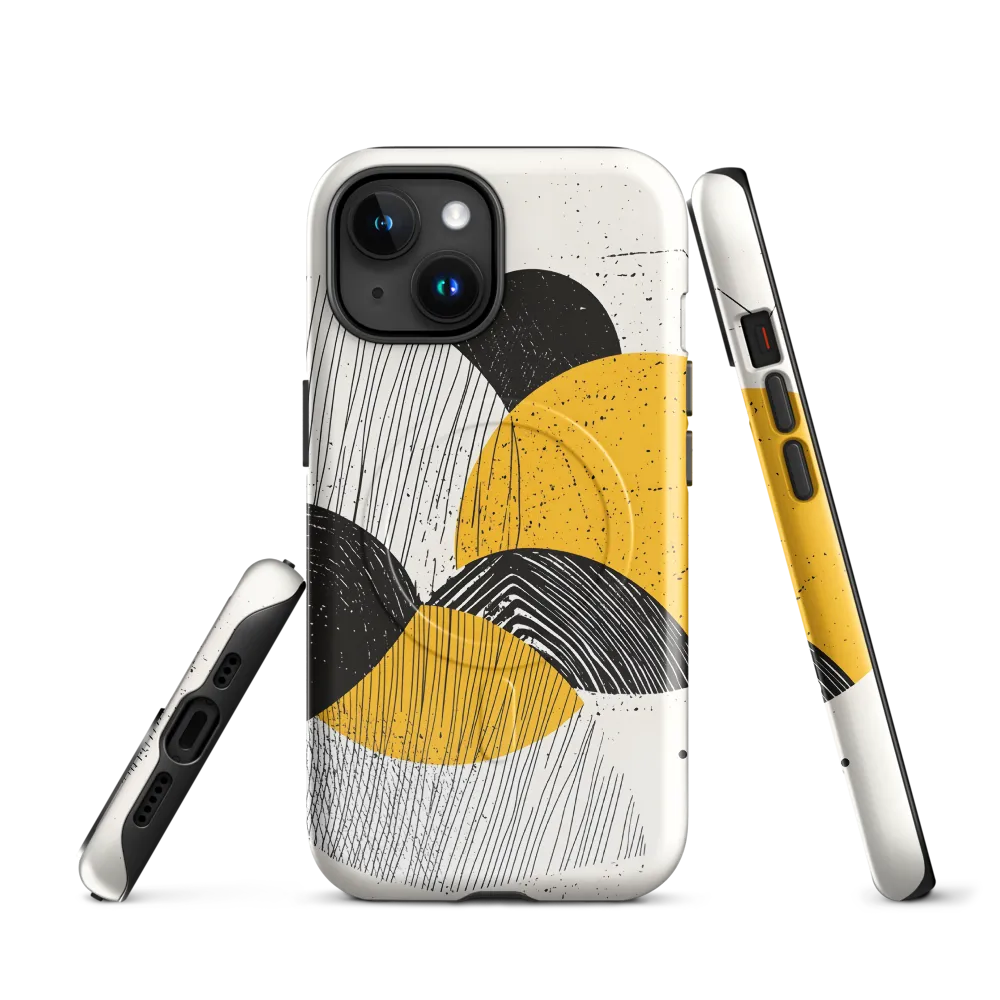Dynamic Harmony in Black and Yellow
