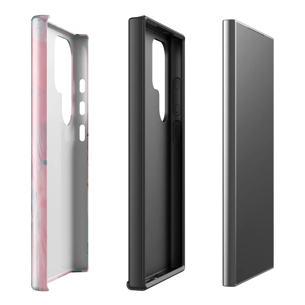 Dreamy Serenity: A Contemporary Portrait | Phone Case |  S24 Ultra | Tough Case | Glossy