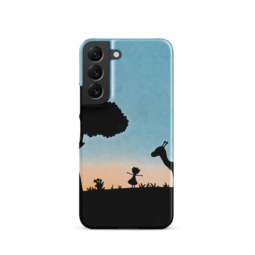 Curiosity in the Silhouette | Phone Case |  S22 | Snap Case | Matte