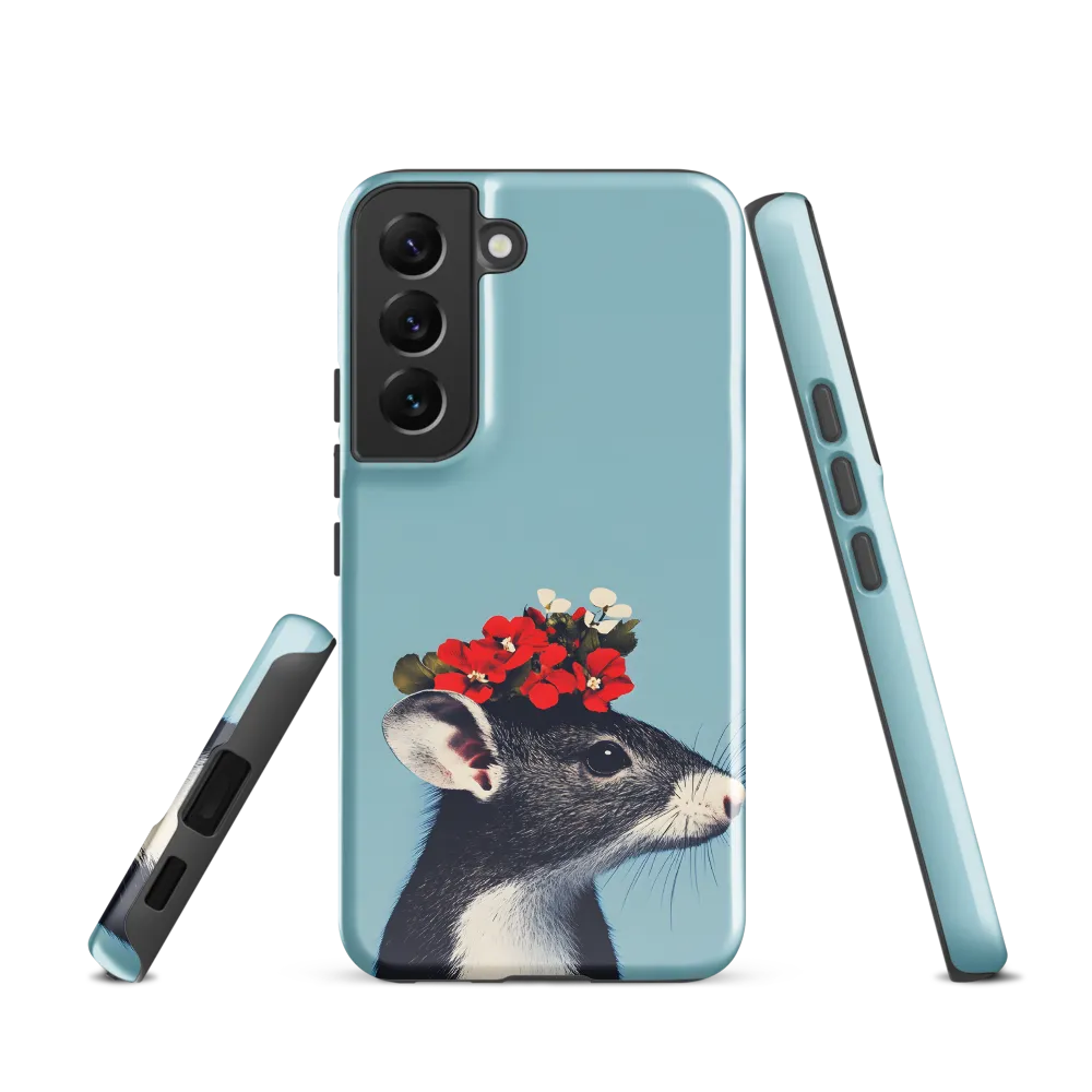 Whimsical Flora: A Mouse's Floral Crown