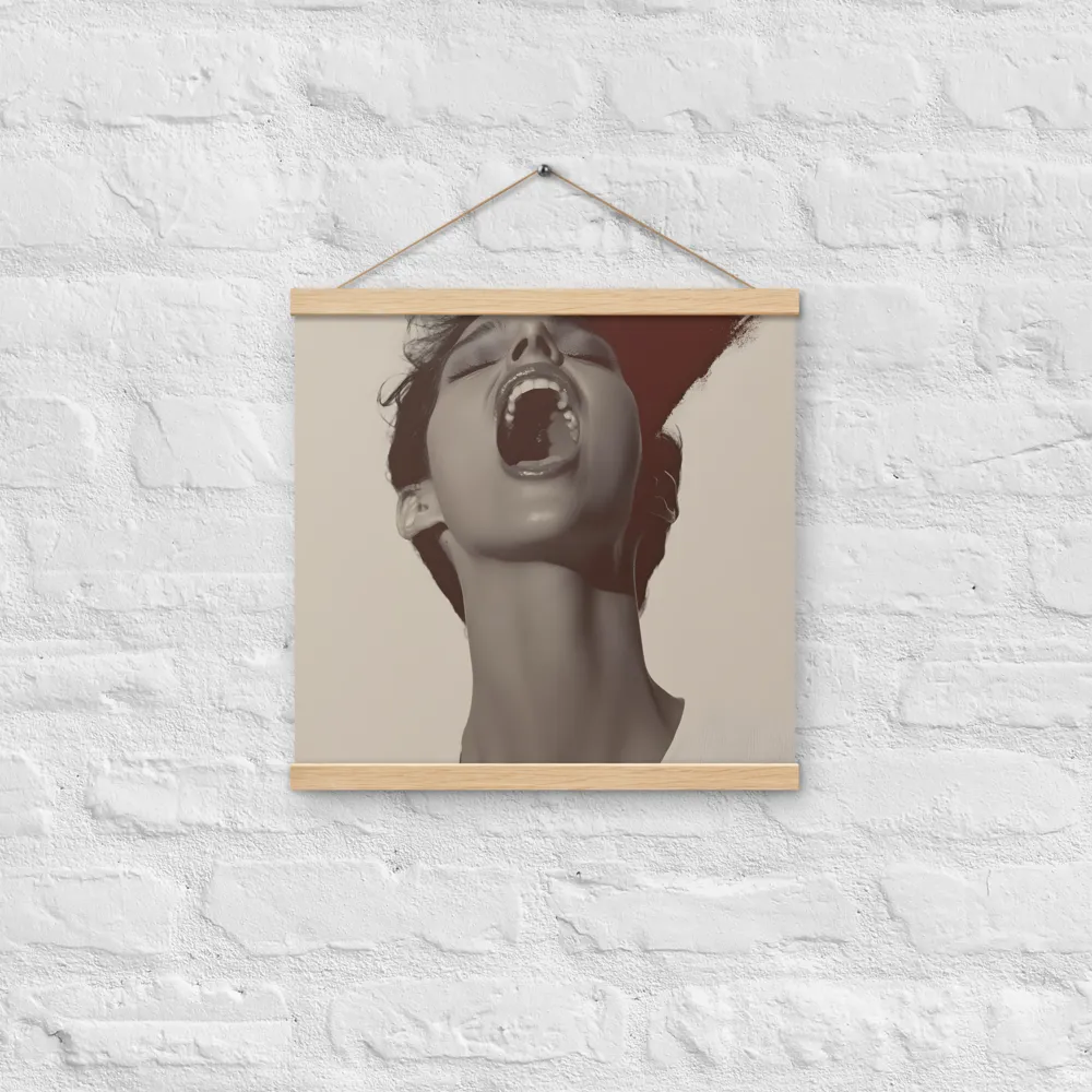 Echoes of Emotion | Poster With Oak Wood Hanger | 16″×16″
