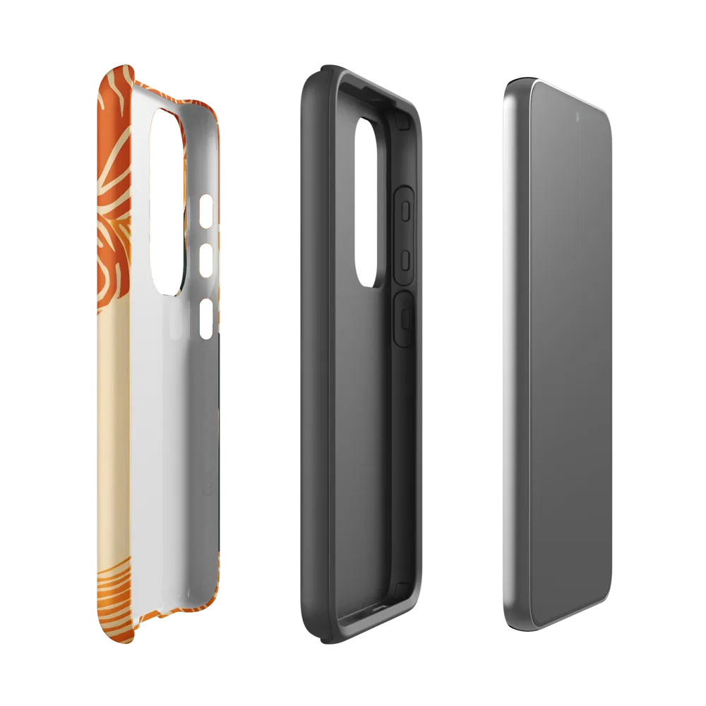 Silent Reflections under Swirling Leaves | Phone Case |  S23 | Tough Case | Matte