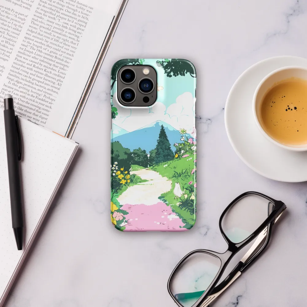A Serene Journey Through Nature | Phone Case |  14 Pro Max | Snap Case | Glossy