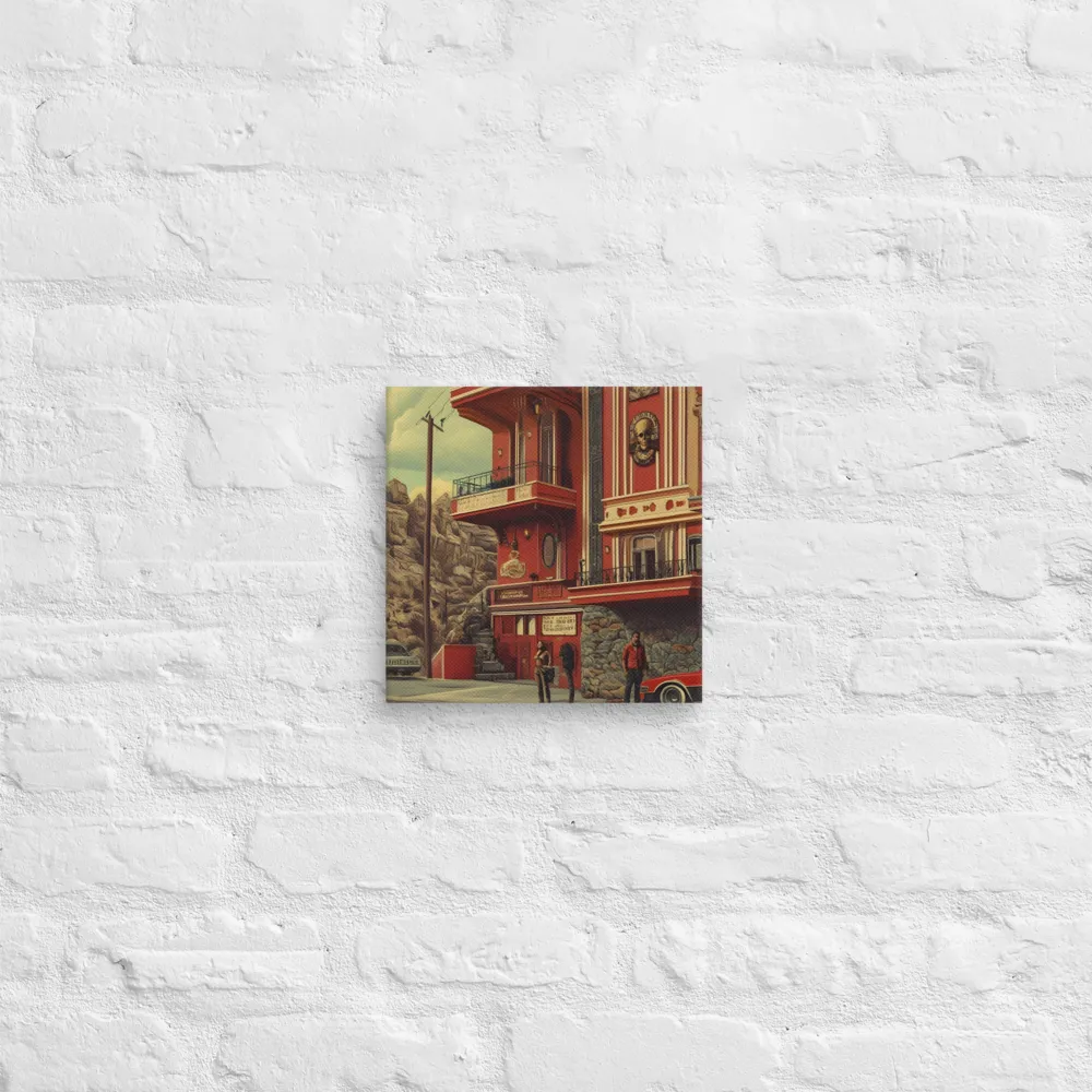 Retro Urban Dreamscape | Canvas | 10″×10″