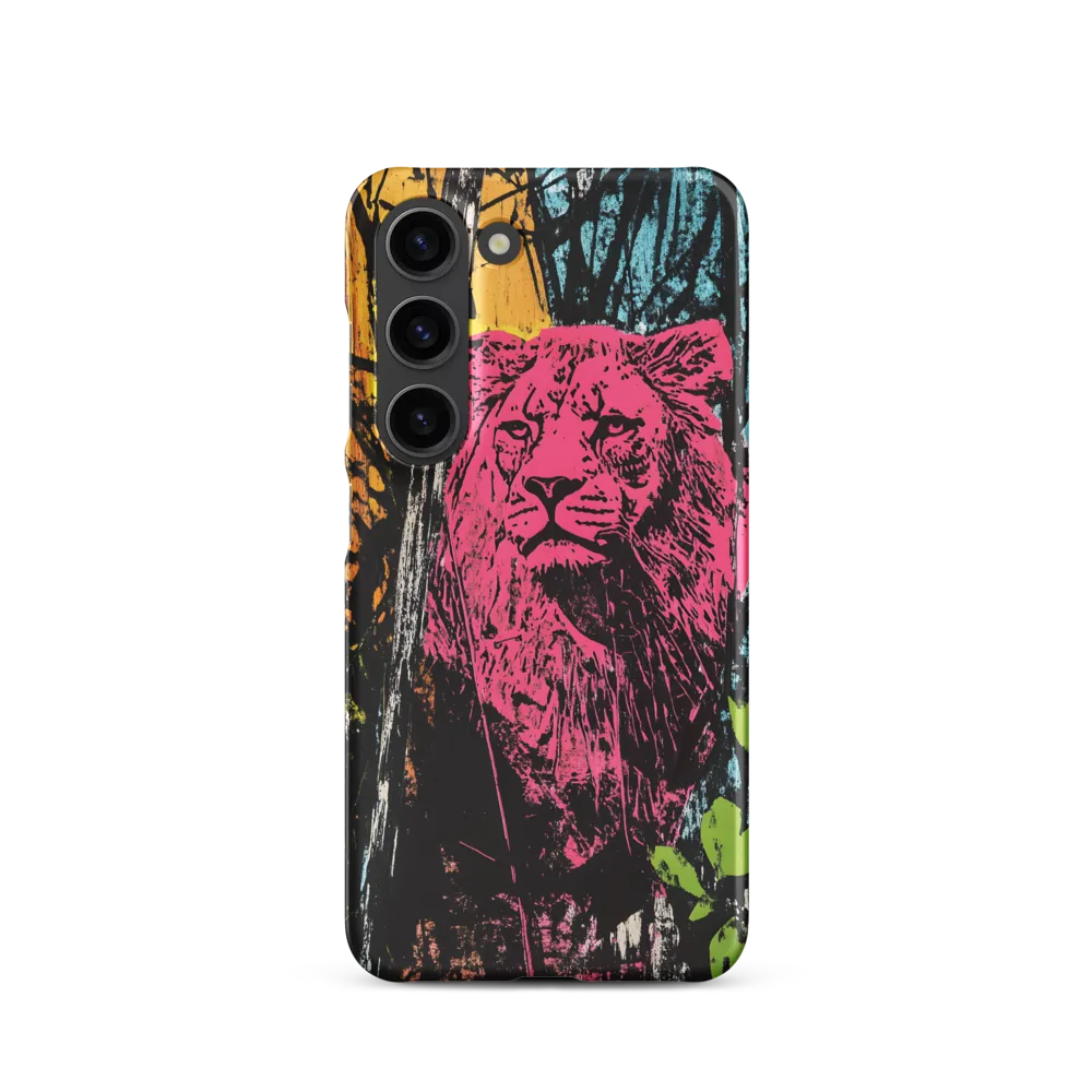 Fierce Vibrance: The Pink Lion