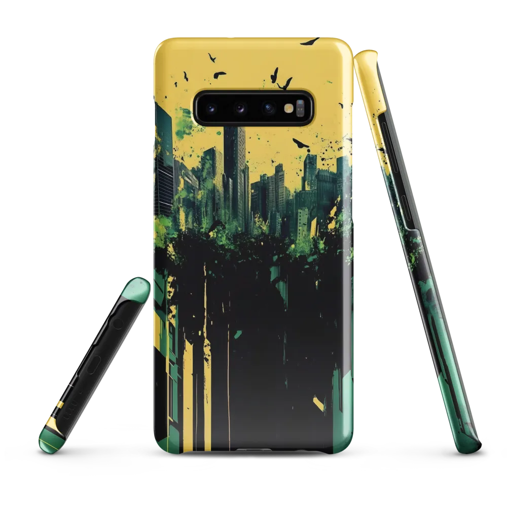 Urban Serenity: A Surreal Landscape | Phone Case |  S10 Plus | Snap Case | Glossy