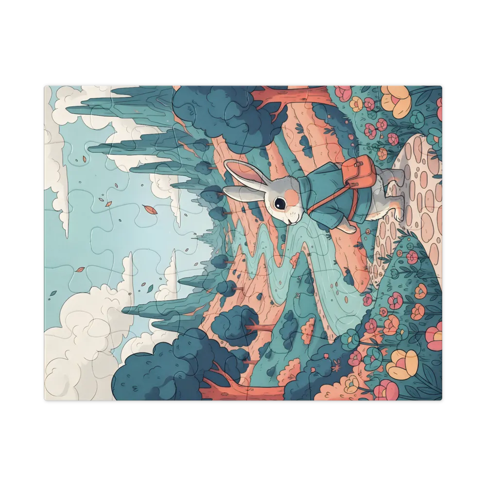 Bunny's Journey 
 Jigsaw Puzzle in Tin Box