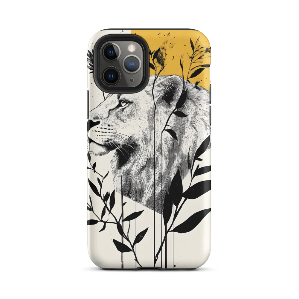 Regal Serenity: The Lion and Flora