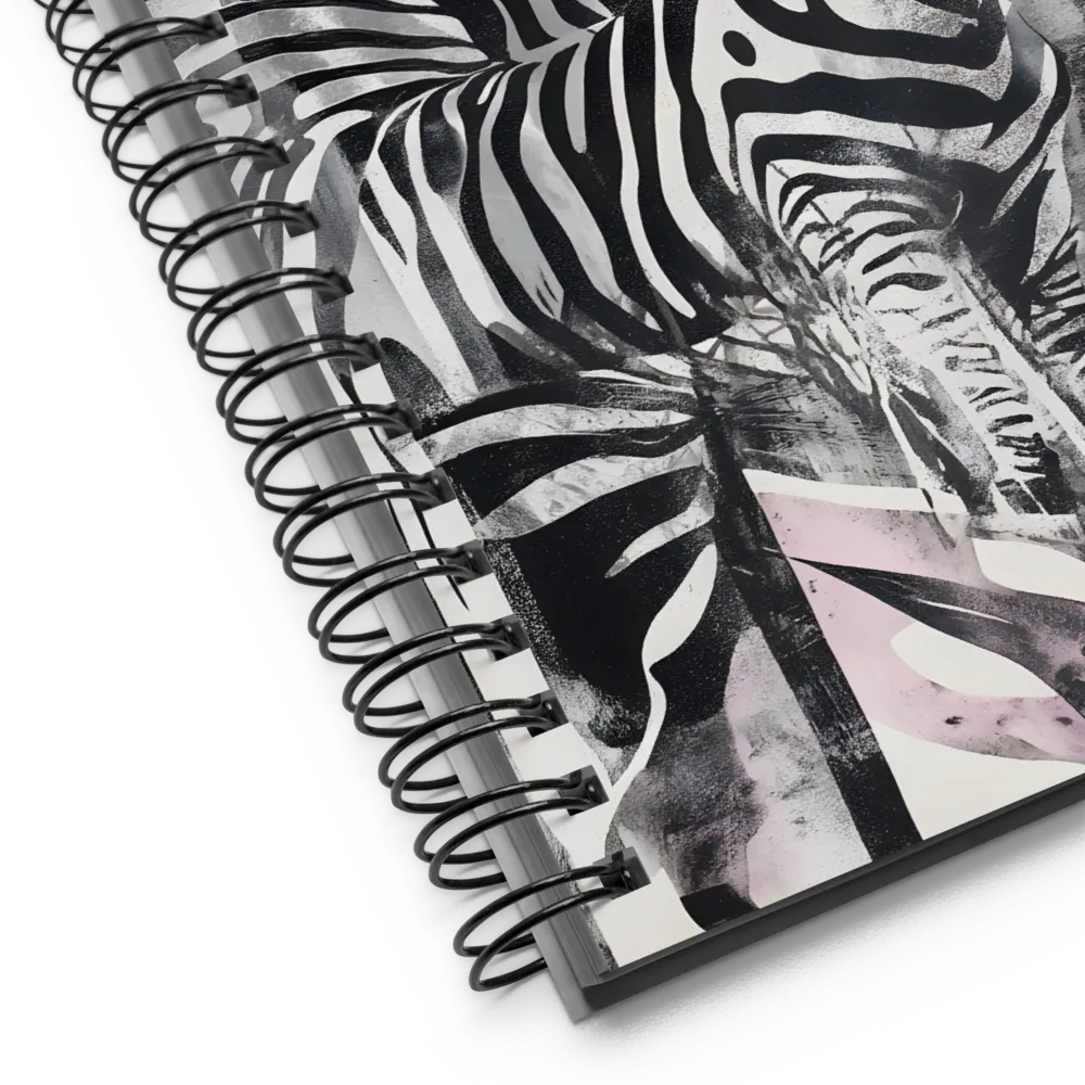 Zebra in the Jungle of Illusions | Spiral Notebook