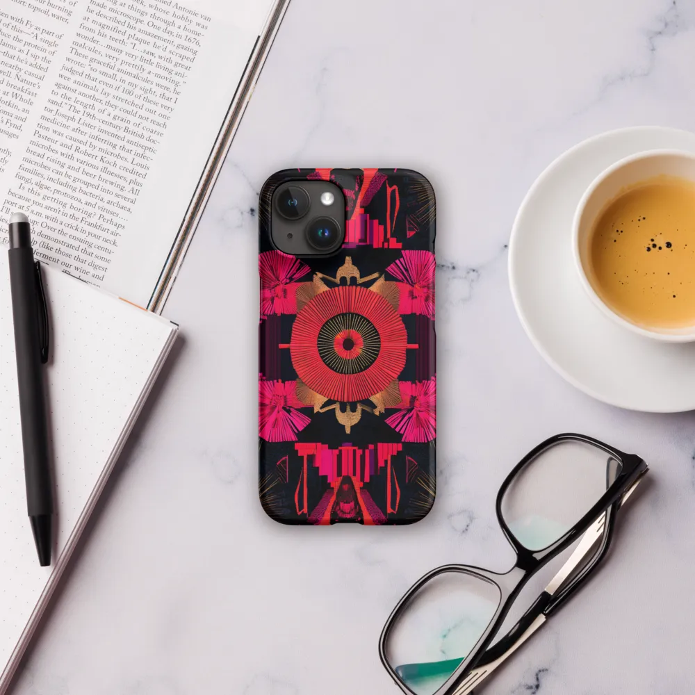 Dynamic Geometric Symphony | Phone Case |  15 | Snap Case | Matte