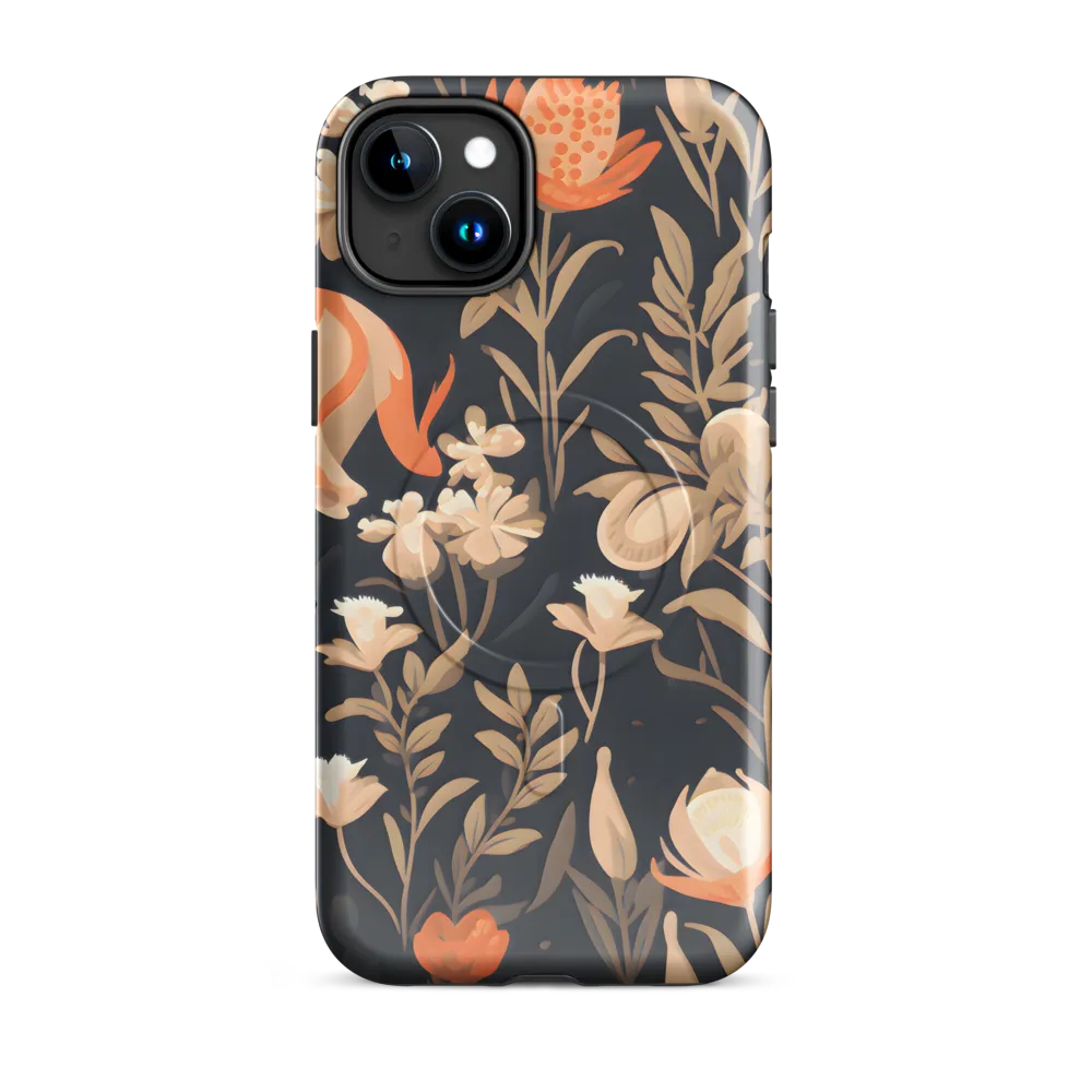 Floral Harmony: A Dance in the Dark