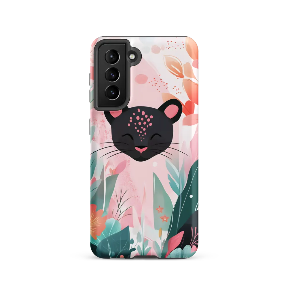 Whimsical Panther in Bloom