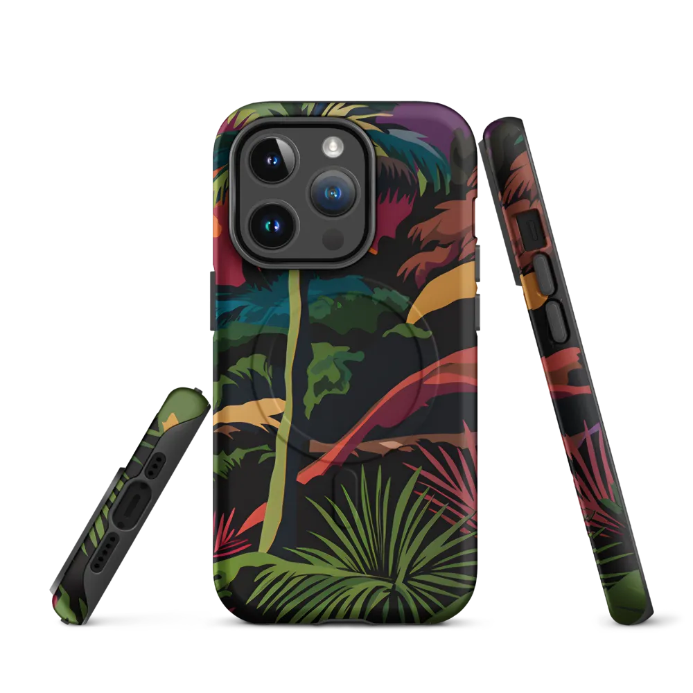Tropical Sunset Escape | Phone Case |  14 Pro | MagSafe® Tough Case | Matte