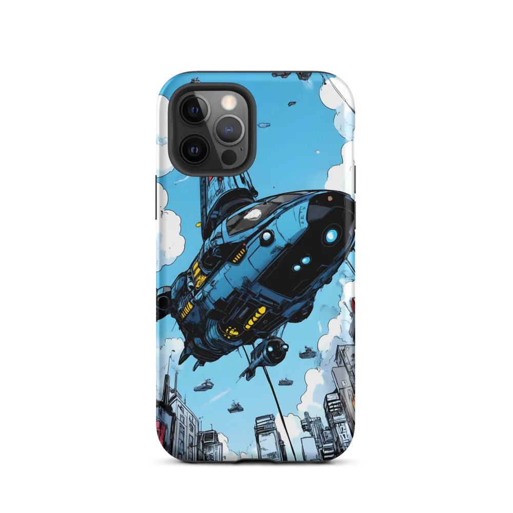 Skyward: A Journey Through the Futuristic City | Phone Case |  12 Pro | Tough Case | Matte
