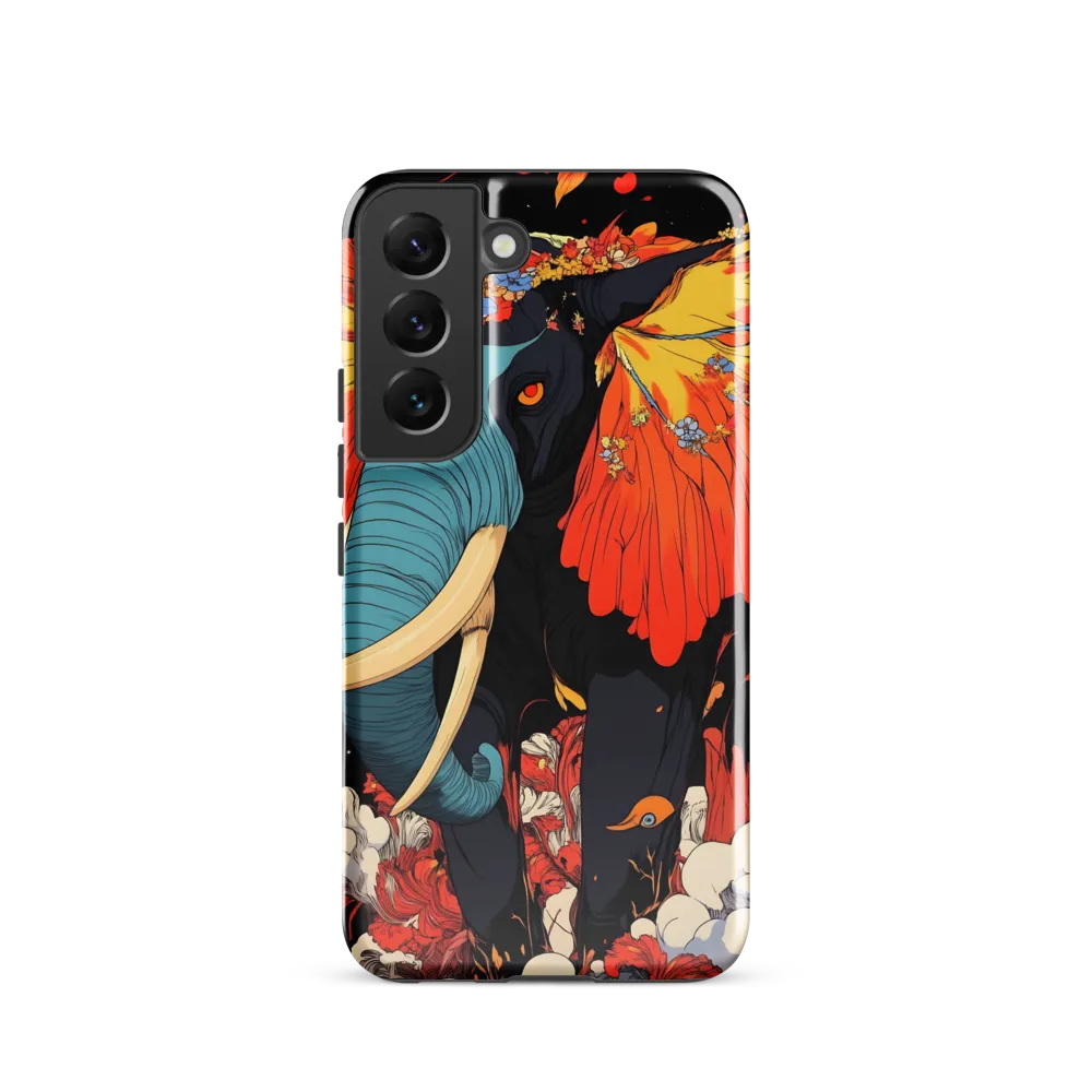 Majesty of the Floral Elephant | Phone Case |  S22 | Tough Case | Glossy