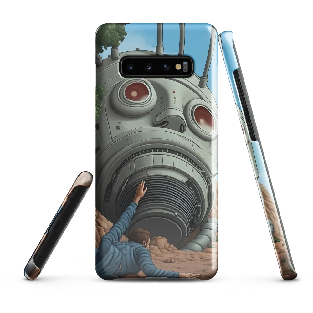 The Descent into Technological Abyss | Phone Case |  S10 Plus | Snap Case | Glossy