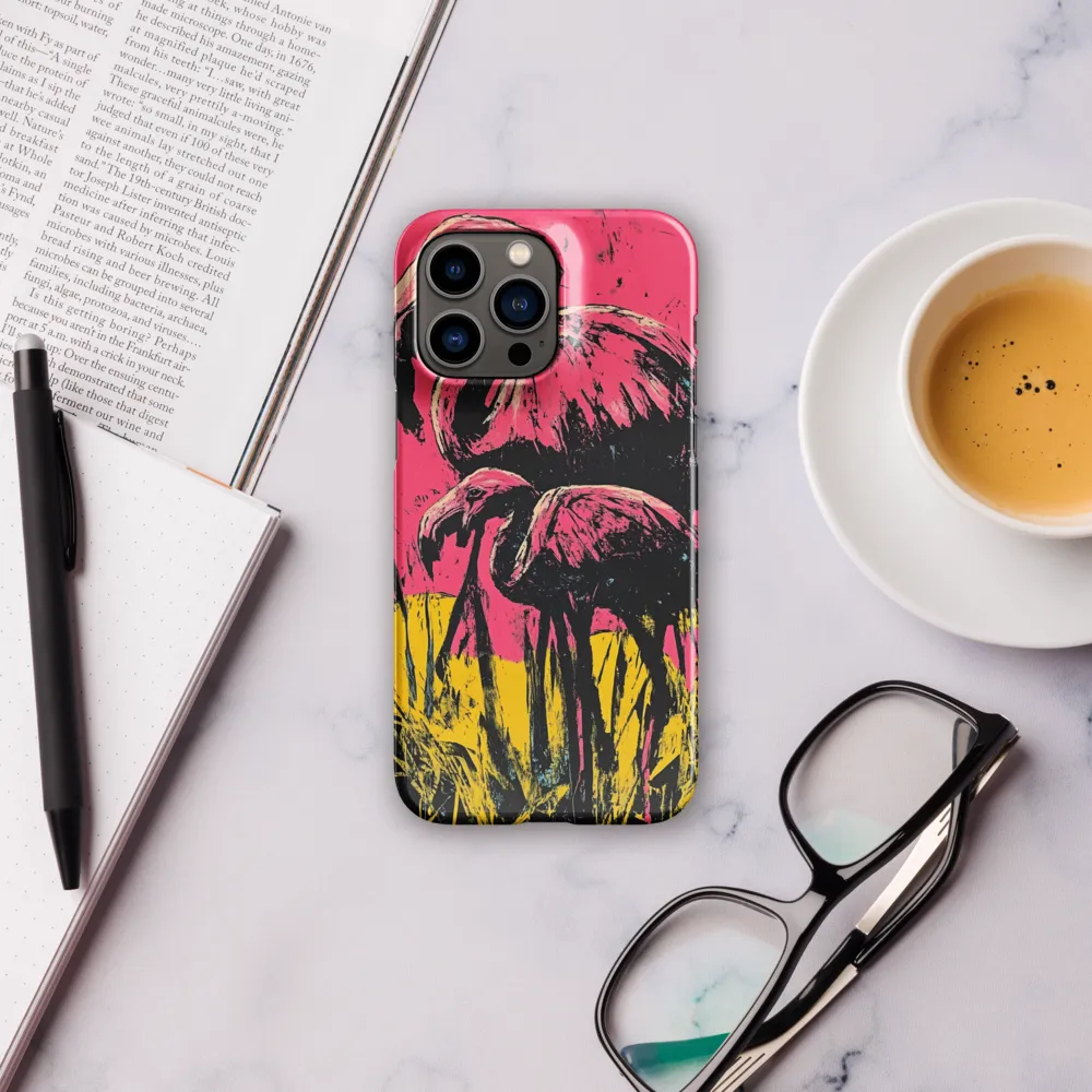 Flamingo Duet: A Pop Art Expression