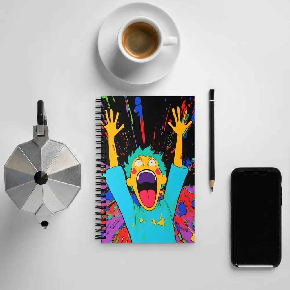 Eruption of Joy | Spiral Notebook