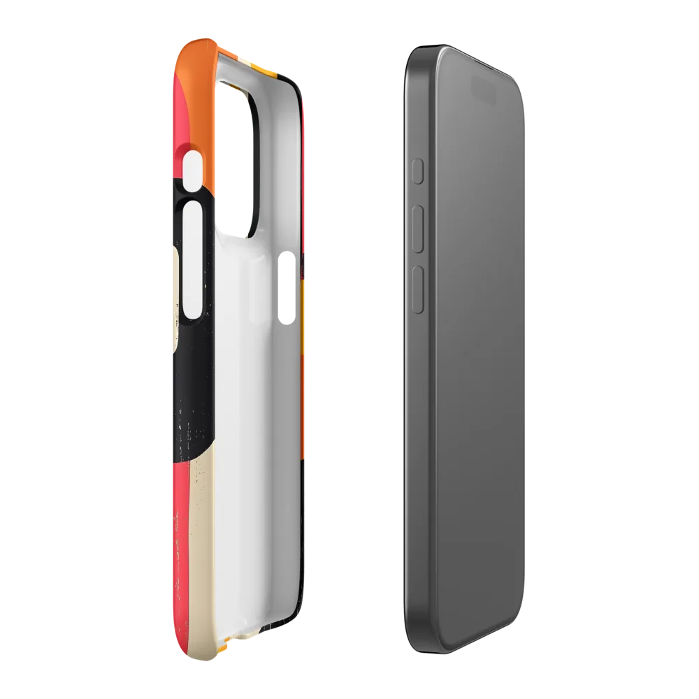 Colorful Curves: Numbers in Harmony | Phone Case |  15 Pro | Snap Case | Matte