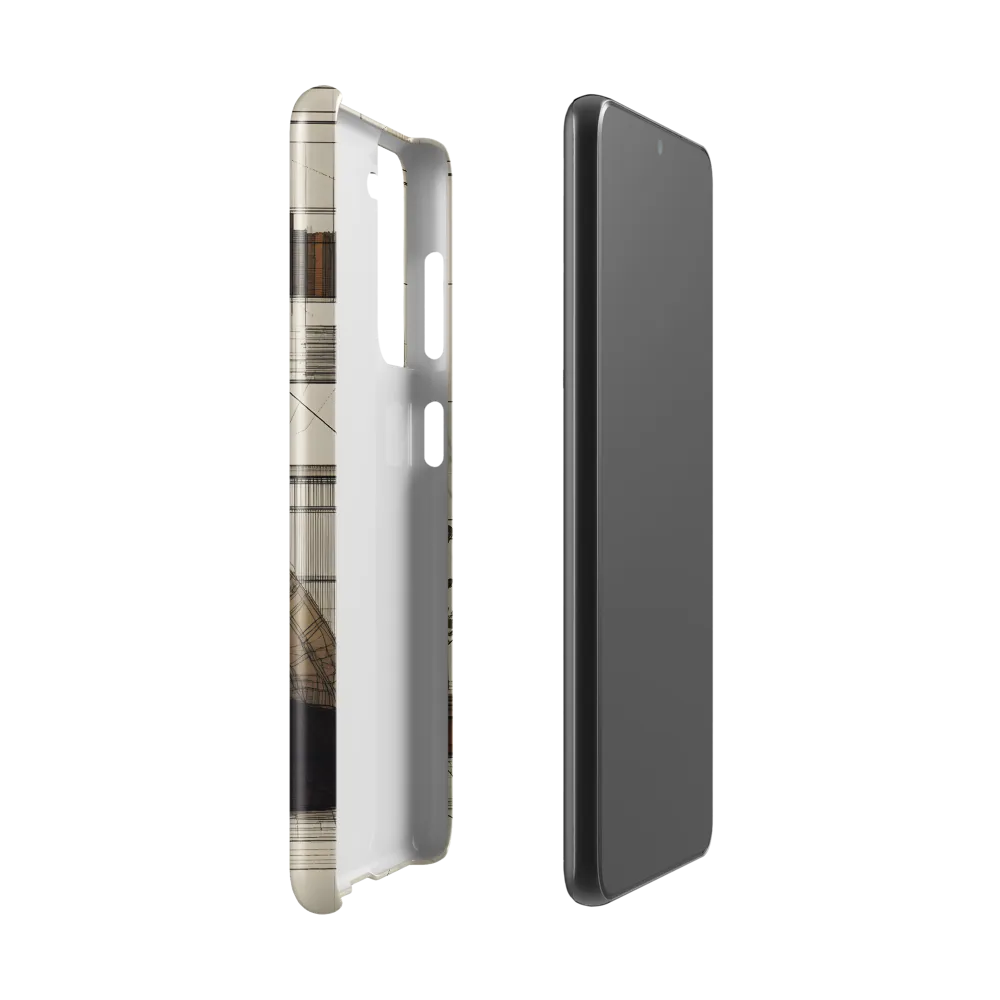 Quiet Reflections in Line | Phone Case |  S21 | Snap Case | Glossy