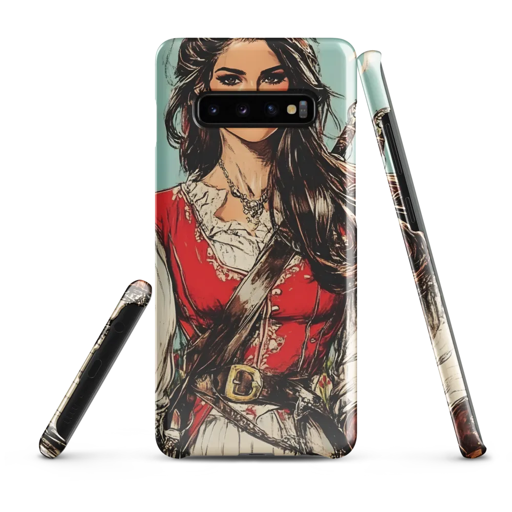 Fearless Pirate Queen | Phone Case |  S10 Plus | Snap Case | Glossy