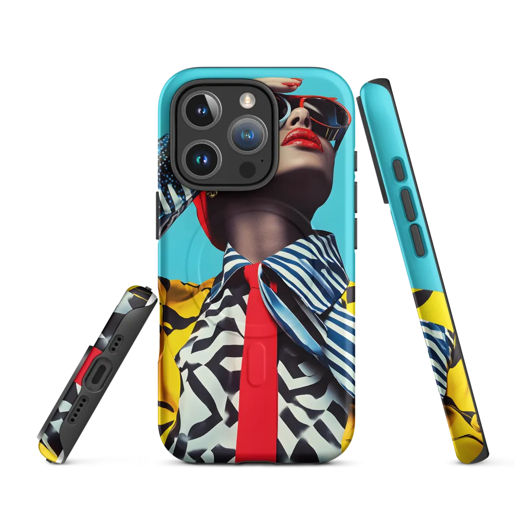 Chic Confidence in Bold Patterns