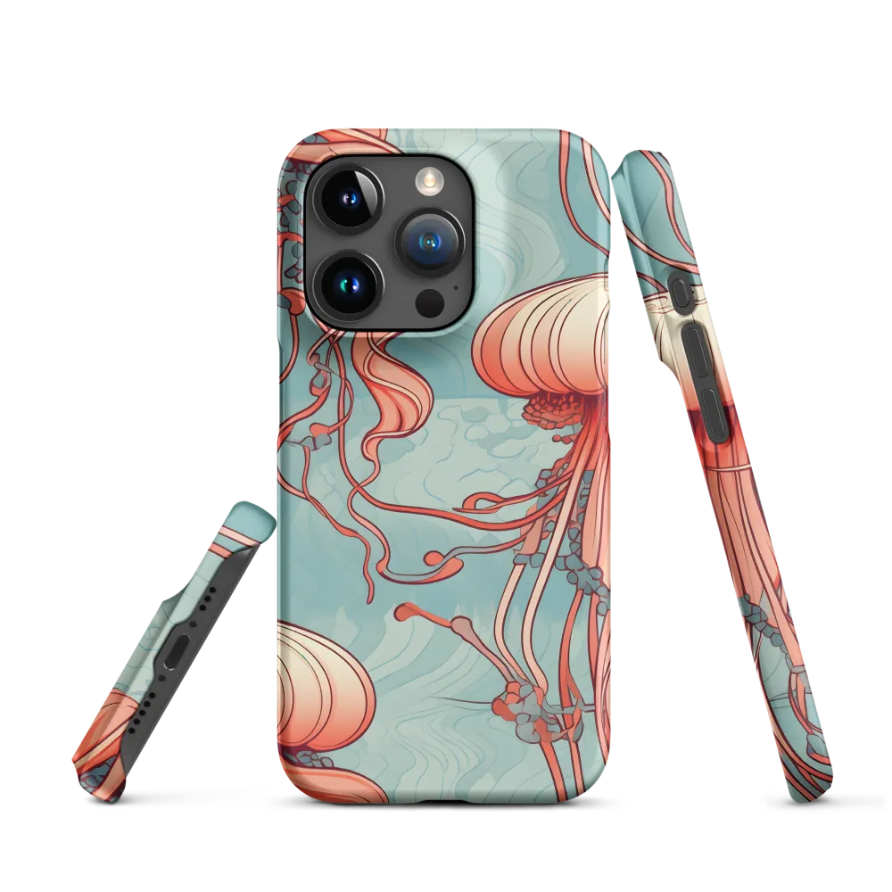 Ethereal Dance of Jellyfish | Phone Case |  15 Pro | Snap Case | Matte