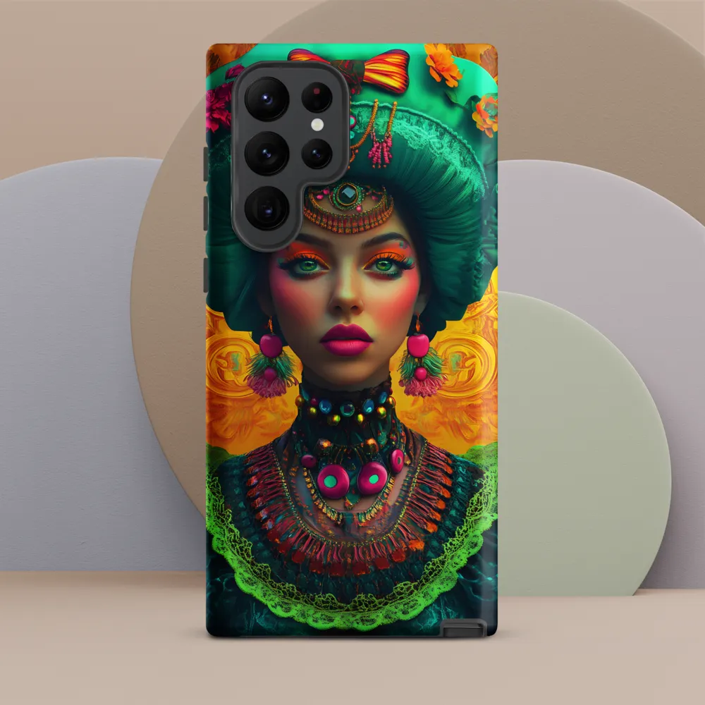 Feminine Elegance in Surreal Splendor