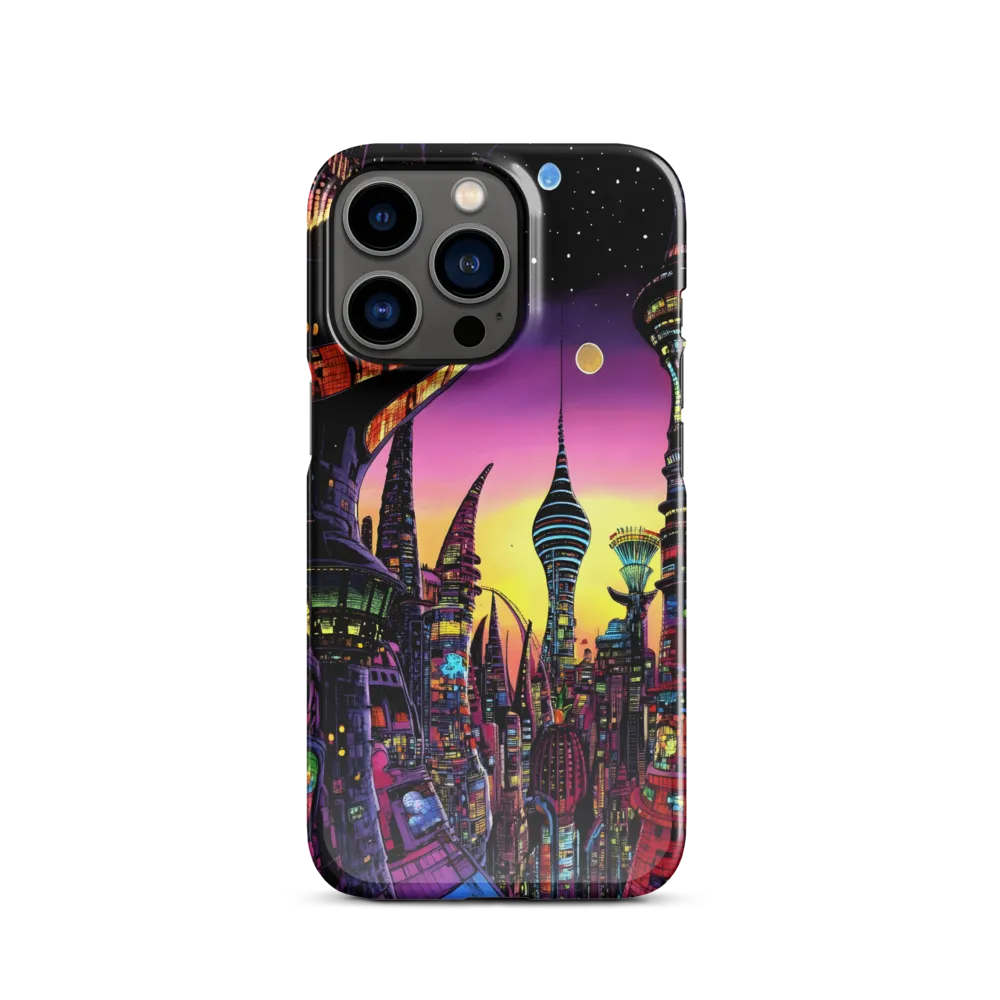 Futuristic Cityscape at Dusk