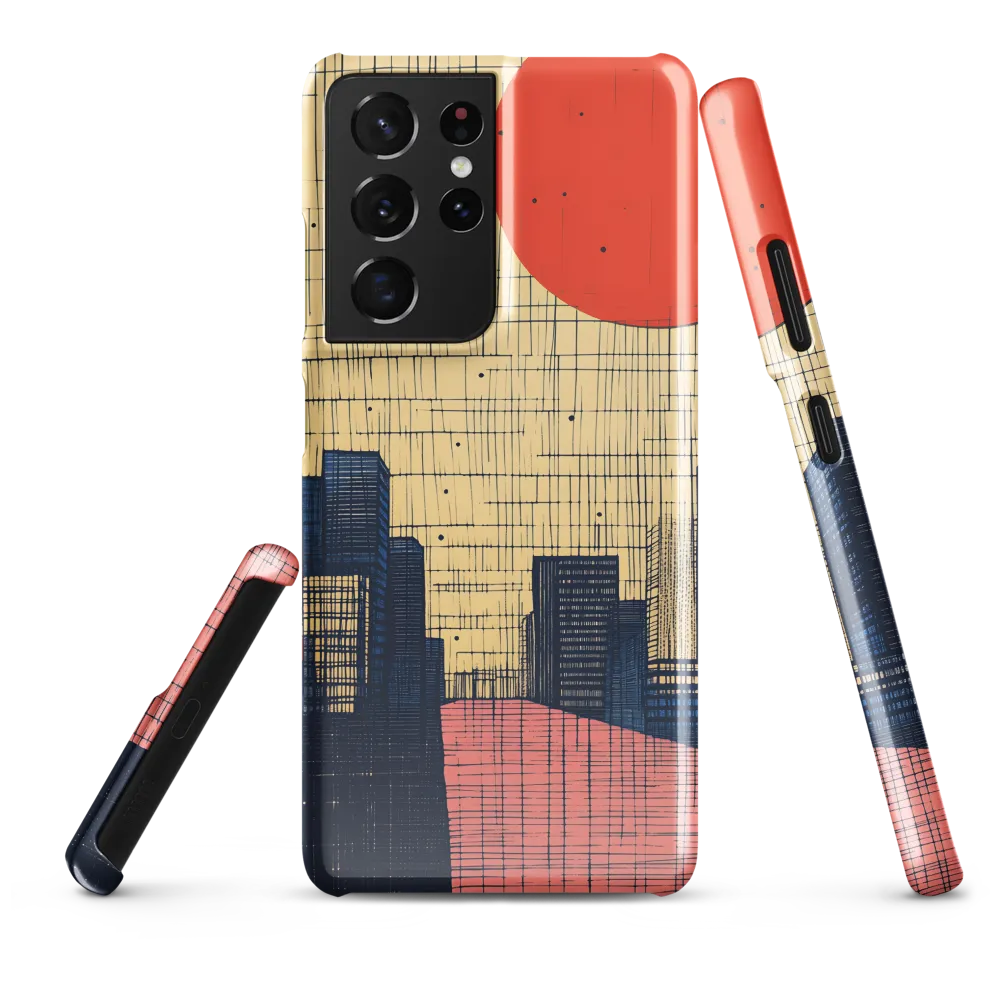 Urban Echoes: A Minimalist Cityscape