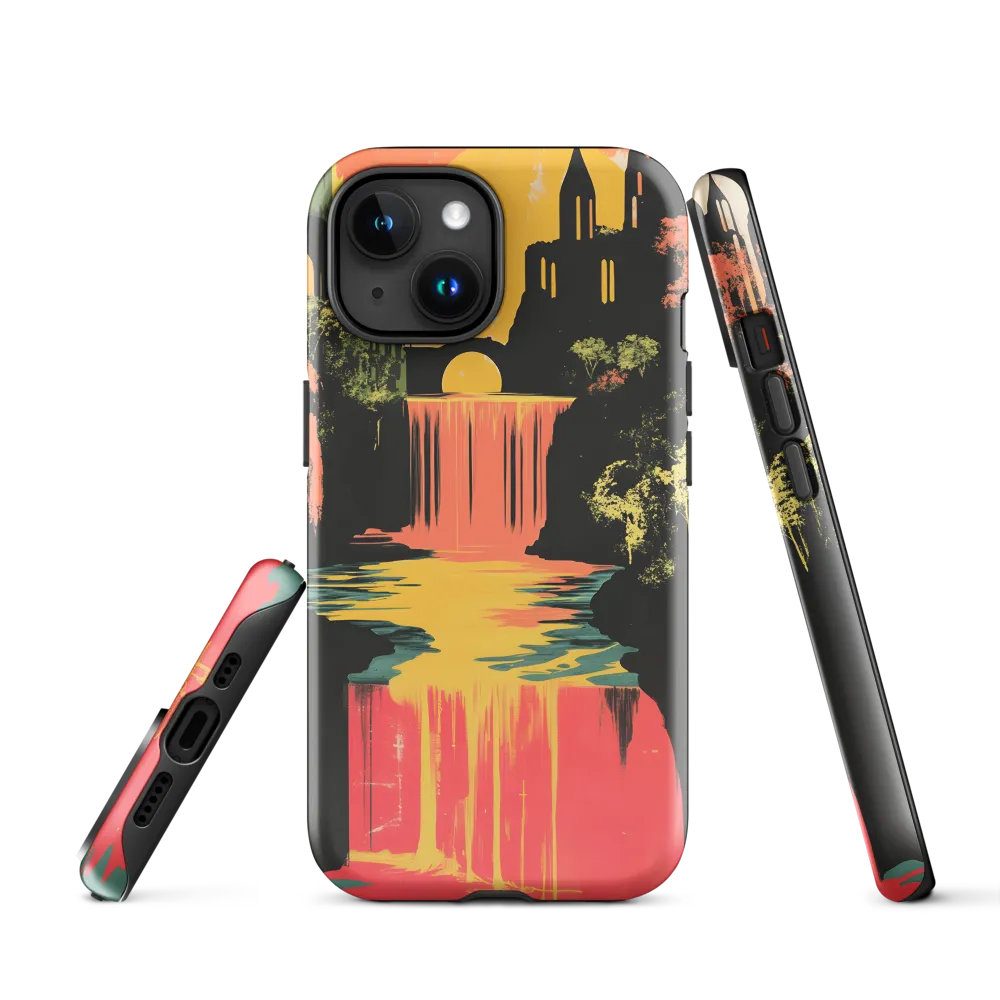 Elysian Echoes: A Surreal Reflections | Phone Case |  15 | Tough Case | Glossy