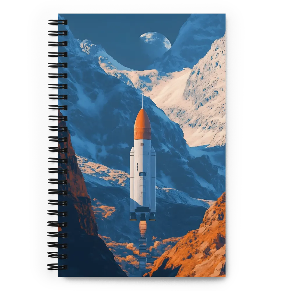 Journey Beyond the Mountains | Spiral Notebook