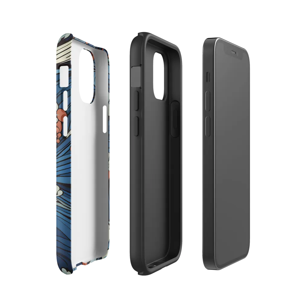 Nature's Elegance: An Oceanic Tapestry | Phone Case |  12 mini | Tough Case | Matte