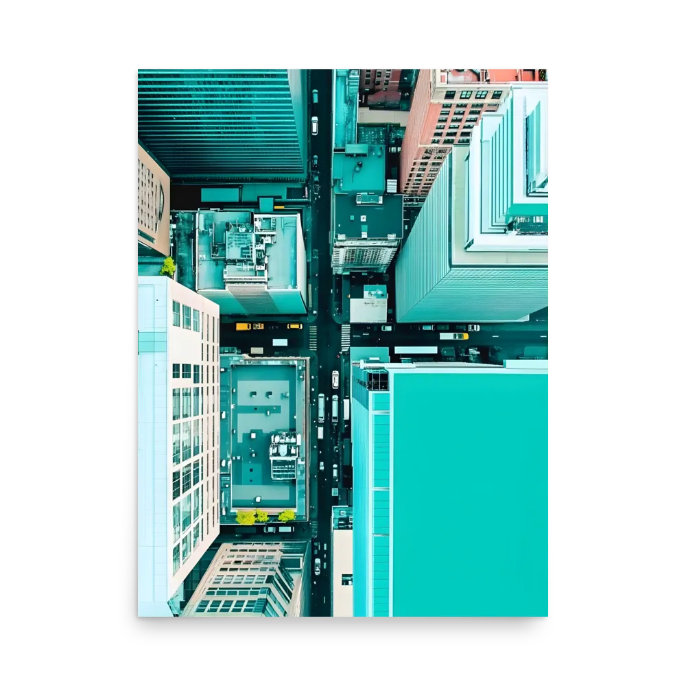Urban Geometry: Aerial Perspective | Poster | 18″×24″