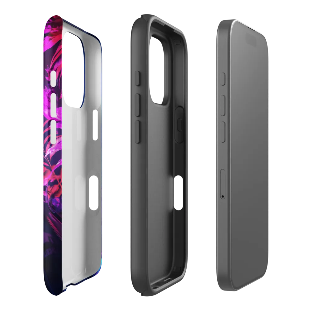 Neon Dreams: A Cyberpunk Portrait | Phone Case |  16 Pro | Tough Case | Matte