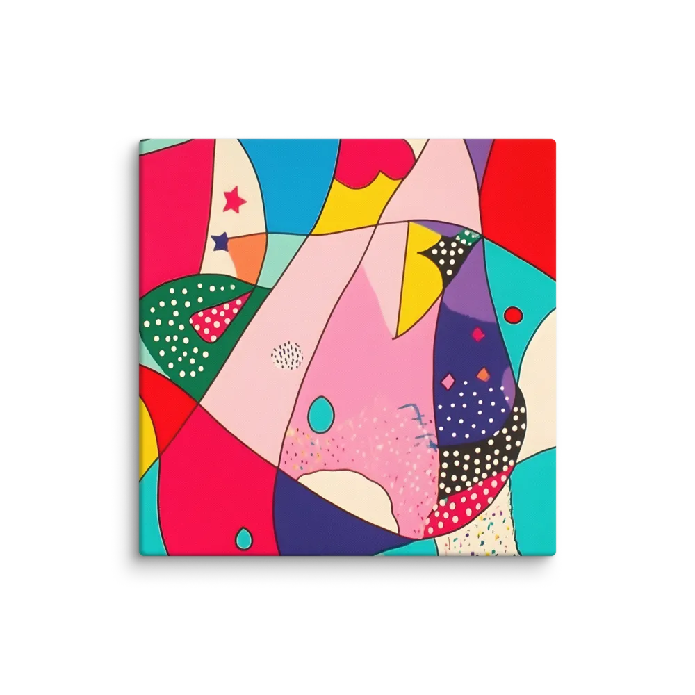 Playful Geometry in Color | Canvas | 20″×20″