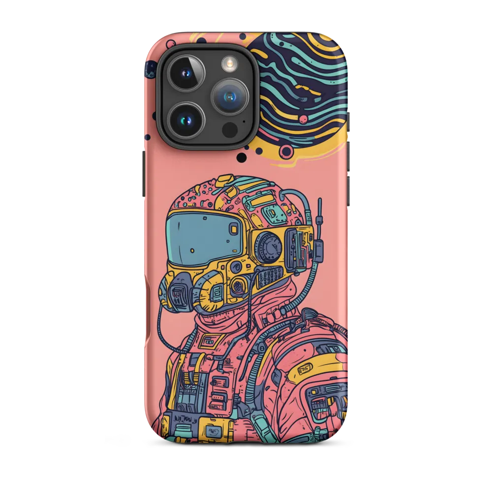 Exploration Beyond: A Digital Astronaut | Phone Case |  16 Pro Max | Tough Case | Matte