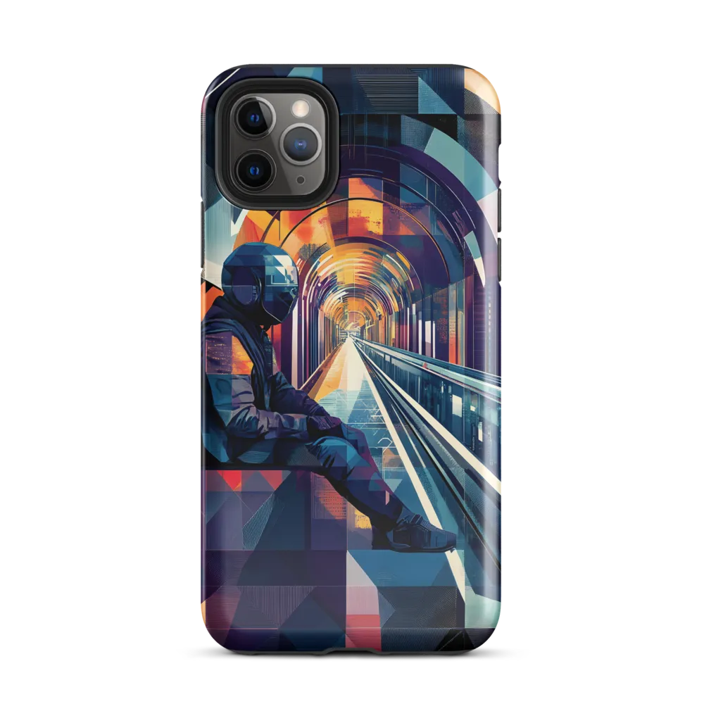 Reflections in a Futuristic Tunnel | Phone Case |  11 Pro Max | Tough Case | Glossy