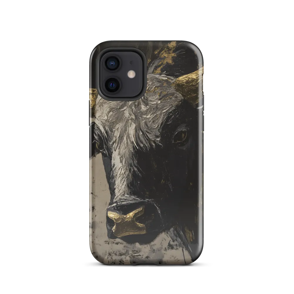 Majestic Bull: The Power in Black and Gold