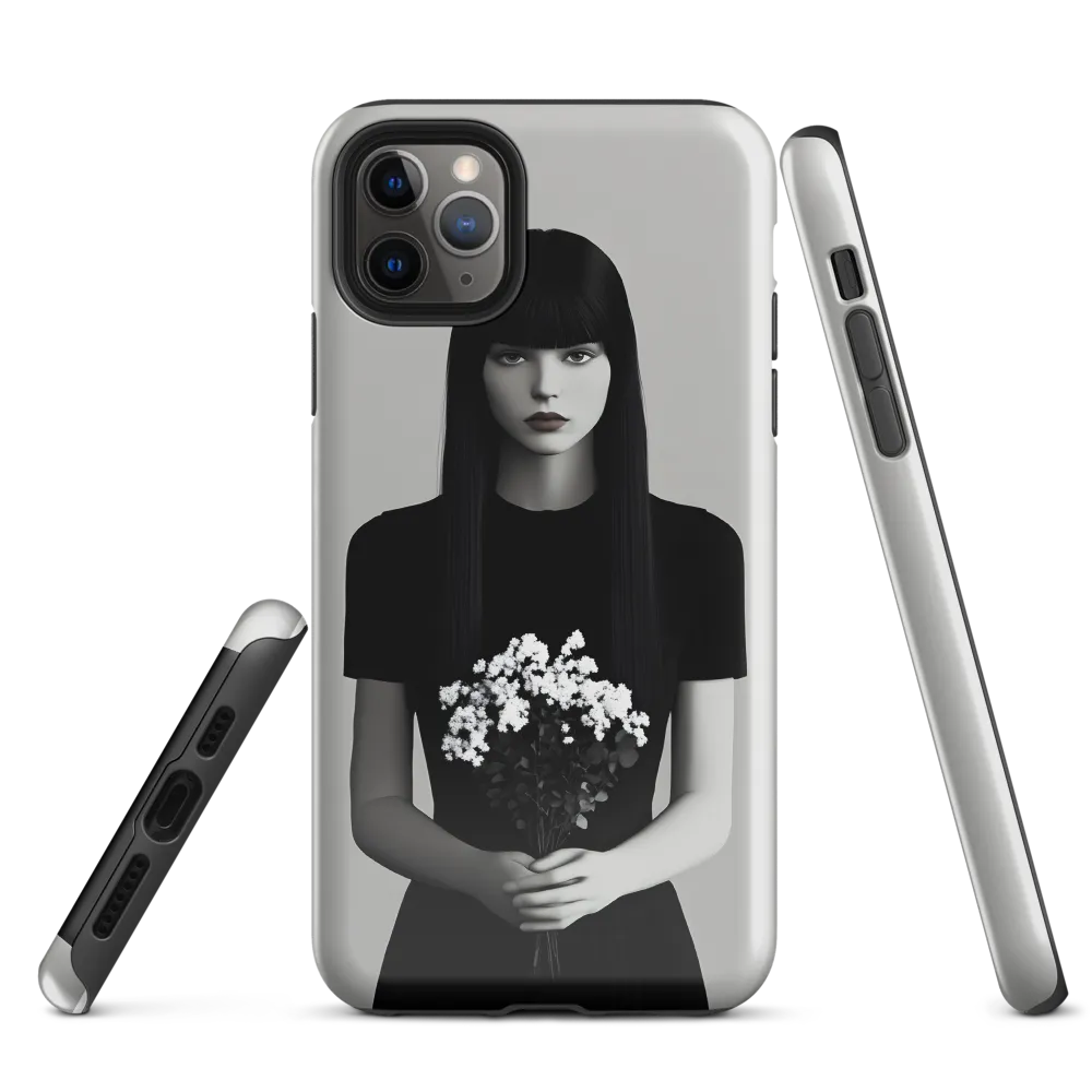 Monochrome Serenity | Phone Case |  11 Pro Max | Tough Case | Glossy