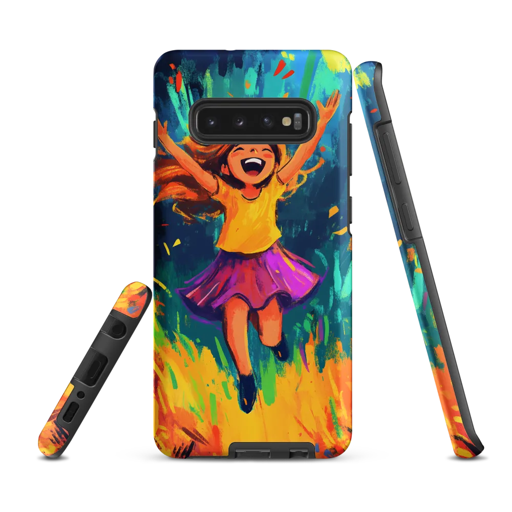 Joyful Escape into Nature | Phone Case |  S10 Plus | Tough Case | Matte