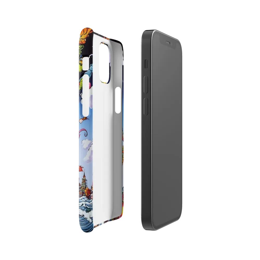 Voyage of Whimsy: A Surreal Sailor's Dream | Phone Case |  12 Mini | Snap Case | Glossy