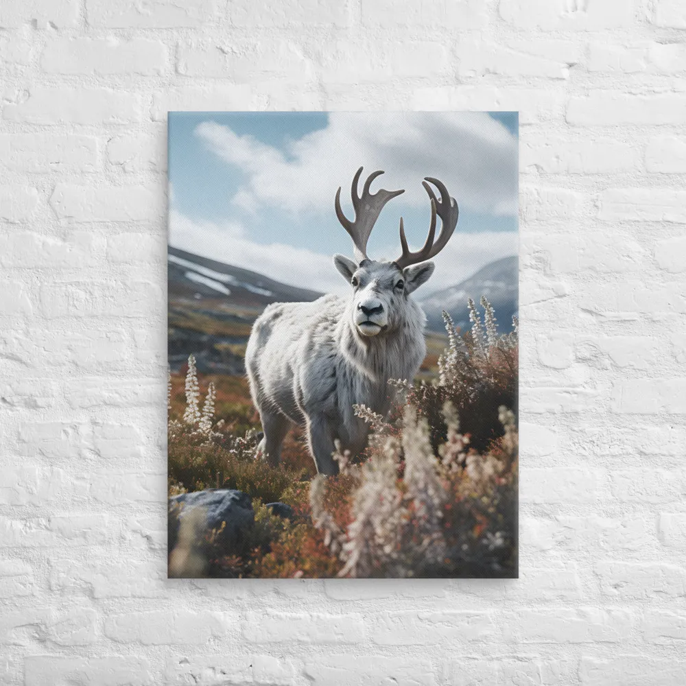 Majestic Harmony: The Reindeer in Nature | Canvas | 24″×32″