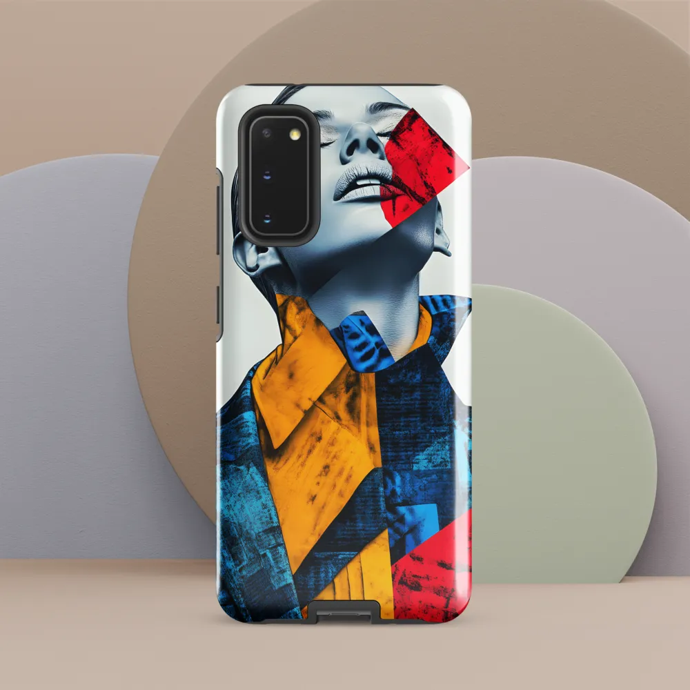 Fragmented Confidence: A Surreal Fashion Portrait