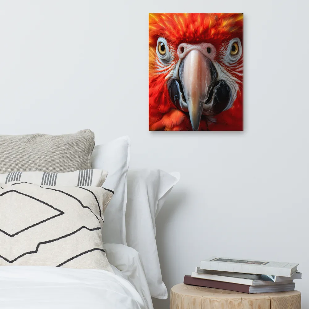 The Fiery Gaze of the Parrot