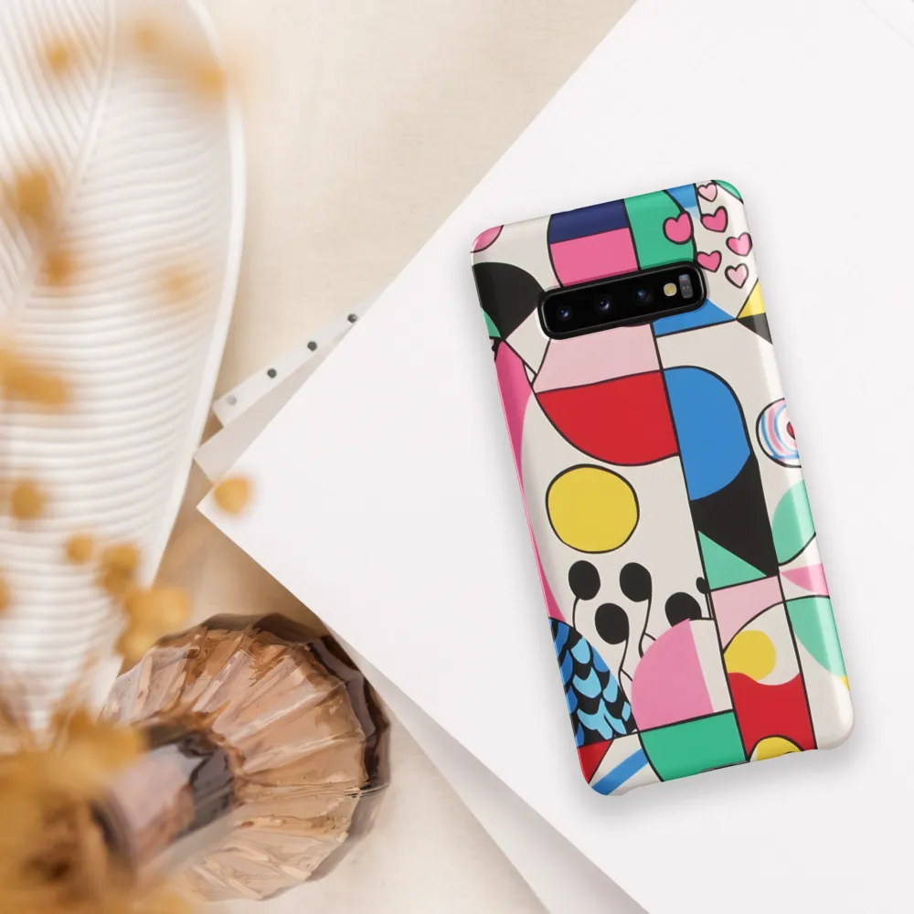 Dynamic Interplay of Shapes | Phone Case |  S10 Plus | Snap Case | Matte